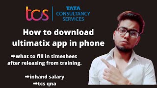 how to download ultimatix and other tcs app in phone  tcs QnA [upl. by Areehs482]