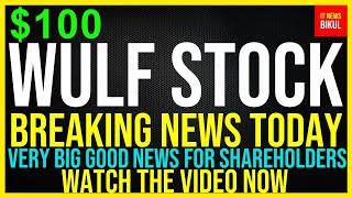 WULF Stock Terawulf Inc Stock Breaking News Today  WULF Stock Price Prediction  WULF Stock Target [upl. by Suoilenroc]