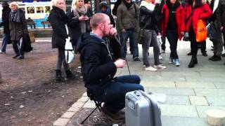 Dave Crowe Beatbox in Sweden Gothenburg Streets Part 1 [upl. by Reace]