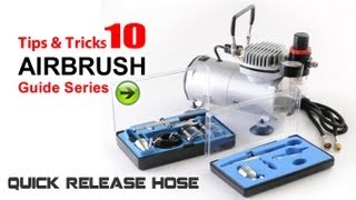 Airbrush painting 10 tips amp tricks  Quick release airbrush hose for Airbrushing Guide [upl. by Navis]