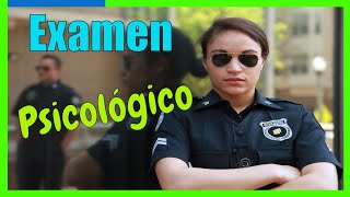 👮 Cómo Pasar un EXAMEN PSICOLÓGICO 🚔 Para INGRESAR A LA POLICÍA 🟢 [upl. by Rosemari]