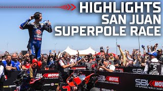 SUPERPOLE RACE HIGHLIGHTS Razgatlioglu Resurgent in San Juan ⚔️  2022 Argentinean Round [upl. by Georas392]