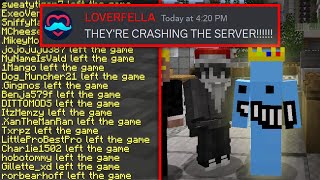 Destroying a YouTubers Paytowin Minecraft Server [upl. by Nyliak827]