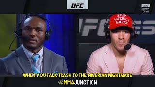 Trash Talk goes Wrong Colby Covington v Kamaru Usman Edition [upl. by Ohs]