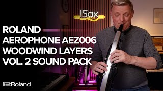 Roland Aerophone AEZ006 Woodwind Layers Vol 2 Sound Examples [upl. by Kella271]