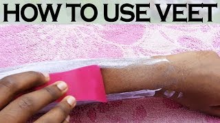 How To Use Veet Hair Removal Cream  How To Remove Hair  Veet Sensitive Hair Removal Cream [upl. by Dierolf]