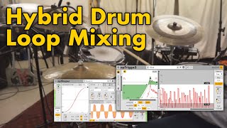 Hybrid Drum Loop Mixing Using apulSoft Plugins [upl. by Sirehc]