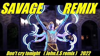 SAVAGE Dont cry tonight  JohnES remix 2022   VIDEO AND AUDIO BEST QUALITY [upl. by Piper868]