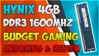 Hynix 4GB DDR3 1600mhz ram  Unboxing and Review [upl. by Ylicec]