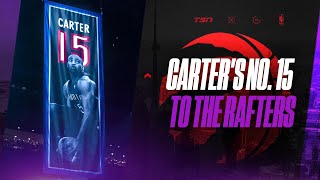 Toronto Raptors retire Vince Carters Number  FULL CEREMONY [upl. by Venice]