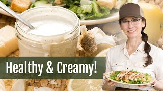 Homemade Caesar Salad Dressing No Anchovies with Cottage Cheese [upl. by Tyika693]