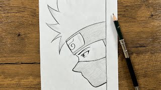 Wie zeichnet man Kakashi einfach für Anfänger [upl. by Zanlog862]