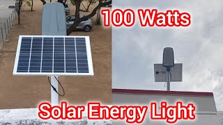 100 Watts Solar Energy Light Fitting full video  Ding Dong [upl. by Starlene]