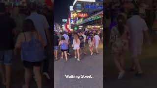 Walking Street  The Atmosphere tonight  Thailand Pattaya [upl. by Nicko]