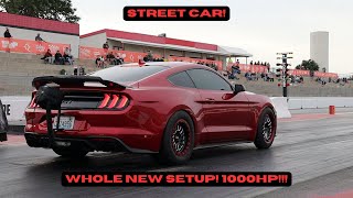 1000HP Mustangs FIRST Outing Only Gets Faster and Faster from Here [upl. by Onitsuj828]