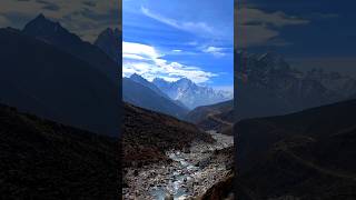 Gokyo Valley in the Everest Region😍 travel trekking mountains nepal everest gokyo [upl. by Anialeh]