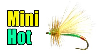 Garcias Mini Hot Fly Tying  Greg Garcia Fly Pattern [upl. by Josey]