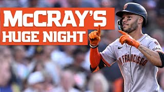 Grant McCray SMASHES Two Home Runs and Drives in Five Runs  San Francisco Giants Highlights [upl. by Kwang]