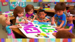 Kindness Counts Fun Sing Along Song for Kids  Be Kind Together [upl. by Ellenwad]