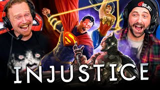 INJUSTICE 2021 MOVIE REACTION FIRST TIME WATCHING DC Animated  Gods Among Us [upl. by Drape]