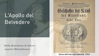 lAPOLLO del BELVEDERE descritto da JOHANN JOACHIM WINCKELMANN [upl. by Azarria]