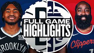 NETS at CLIPPERS  NBA PRESEASON FULL GAME HIGHLIGHTS  October 8 2024 [upl. by Octavius406]