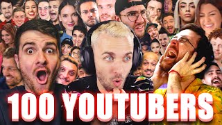 100 YOUTUBERS en 1 REMIX  INTERNET [upl. by Klina]