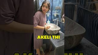 💀 AAJ MAIN GHAR PAR AKELI THI TO HORROR 😭😱 Mini Vlog shorts minivlog ashortaday trending [upl. by Hjerpe]