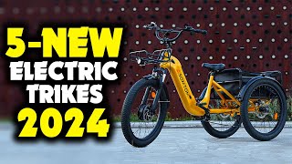 Top 5 New Electric Tricycles 2024  Best ETrike 2024 [upl. by Shushan463]