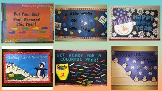 New year display board ideas  New year display board ideas for school [upl. by Charis]