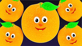 Five Little Oranges  Kids Rhymes  Nursery Rhymes  Kindergarten Songs  KidPreps fruitsong [upl. by Mellman]