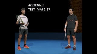 AO TENNISTEST MAJ 127 FINALE DE ROLLAND GARROS [upl. by Aseram562]