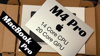 MacBook Pro M4 Pro Silver 14Core CPU 20Core GPU 24GB Unified Memory 1TB SSD Storage 70W vs 96W [upl. by Xonel]