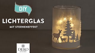 DIY hübsche Weihnachtsdeko mit Sterneneffekt How to Deko Kitchen [upl. by Llemaj]