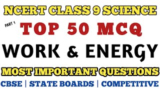 Best Mcq Class 9 Work Power and Energy  NCERT Class 9 MCQs class9mcq workpowerenergy mcqncert [upl. by Neenahs]