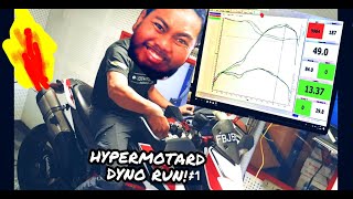 DUCATI HYPERMOTARD DYNO 2013 Hypermotard 821 sp [upl. by Enened]