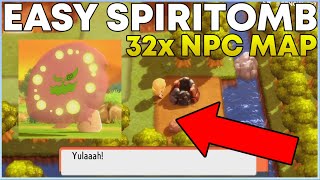 HOW TO GET SPIRITOMB IN POKEMON BDSP EASY  NPC UNDERGROUND MAP  Brilliant Diamond  Shining Pearl [upl. by Robbyn715]