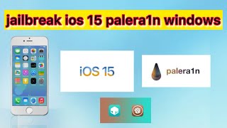 jailbreak ios 15 palera1n windows [upl. by Fitzgerald210]