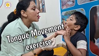 Tongue movement exercise  Oral motor Exercise  Delayed Speech  speechtherapy oralmotor viral [upl. by Eerpud103]