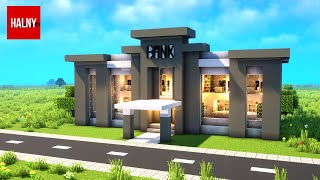 How to build a Bank in Minecraft [upl. by Aikal966]