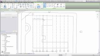 Revit  How to place columns at grid intersections [upl. by Papagena]