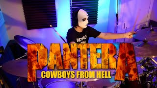 PANTERA  Cowboys from Hell  Drum Cover [upl. by Aliak]