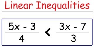 How To Solve Linear Inequalities [upl. by Garner956]