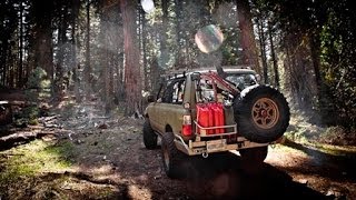 80 series Land Cruiser  trail to Clavey River campsite [upl. by Fitzger]