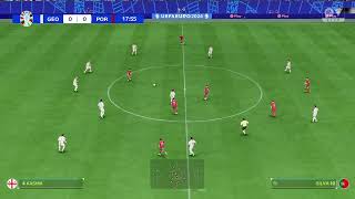 FC 24 Gameplay  Gruzja  Portugalia  Euro 2024 [upl. by Lenhart665]