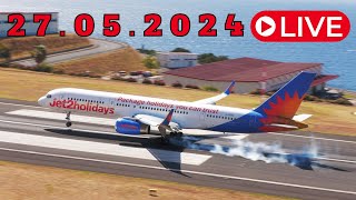 LIVE BIG ACTION From Madeira Island Airport 27052024 [upl. by Anastase]