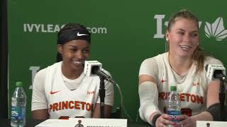 Ivy Madness  Princeton Womens Basketball Semifinal Press Conference [upl. by Wiencke]