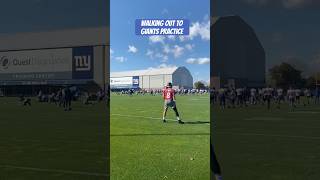 Walk out to a Giants practice with me Week 9 Friday prepping for Washington [upl. by Irrok]