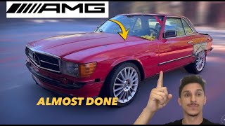 Mercedes 450SL and 55SLK AMG Chassis swap  Part 12 [upl. by Zsa]