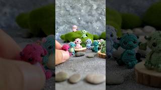 tiny crocheted dragon by Microtoysby miniture amigurumi crochet dragon diy dollhouse gift [upl. by Miuqaoj324]